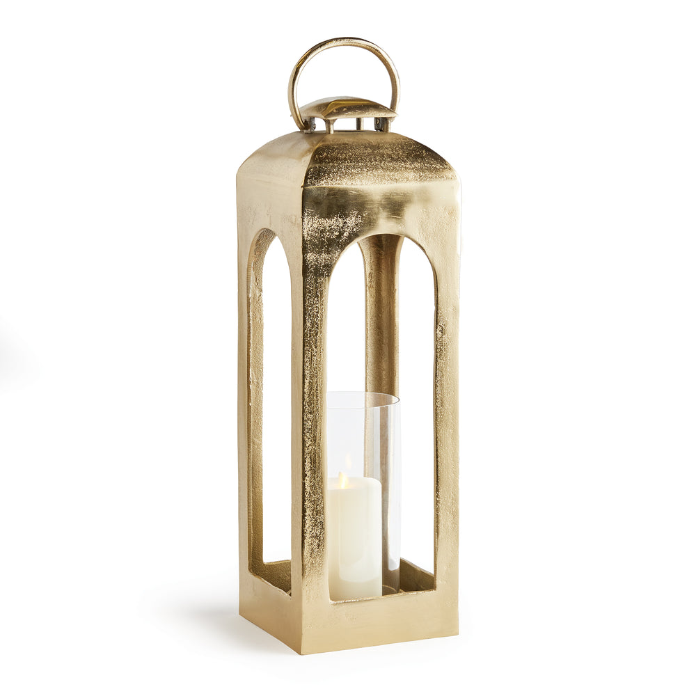  Large Champagne Gold Lantern Sophisticated Statement Piece