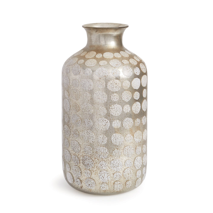 Large Antiqued Mercury Glass Vase – Vintage Statement Piece