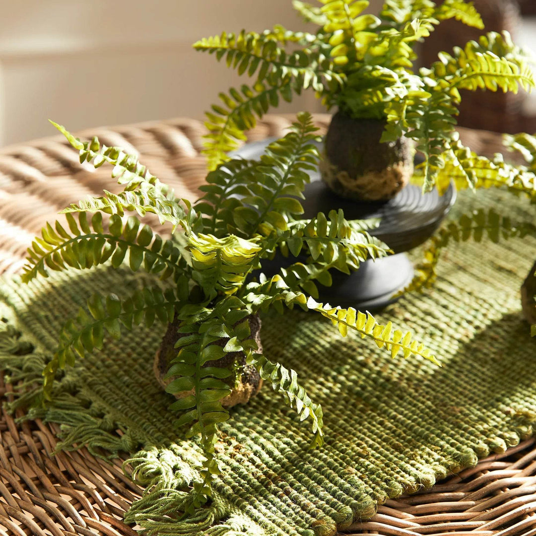 Artificial Flora Fern Drop-Ins, Set Of 3