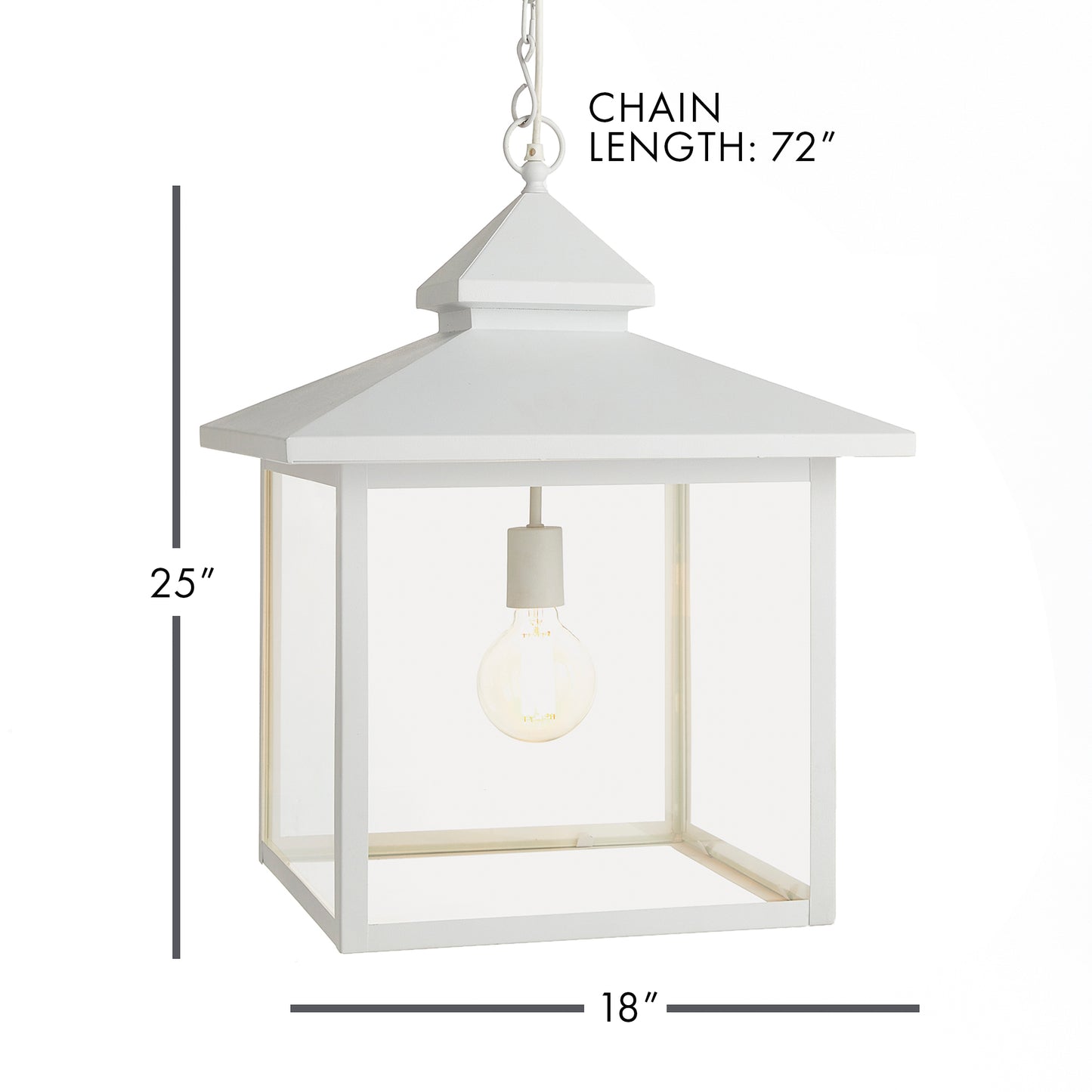 Palmer White Pendant Light