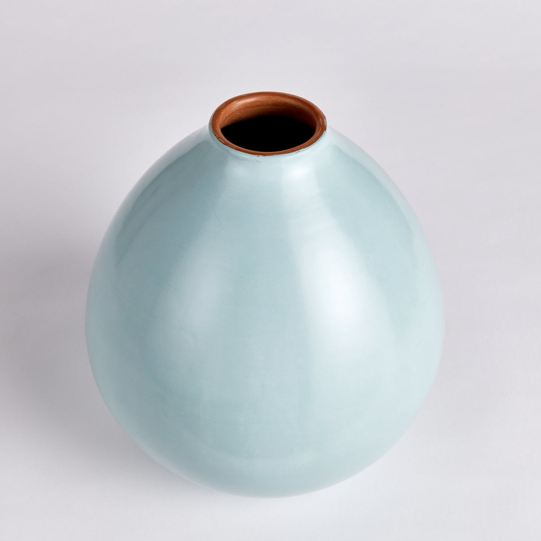 Chiara Light Blue Vase, Medium