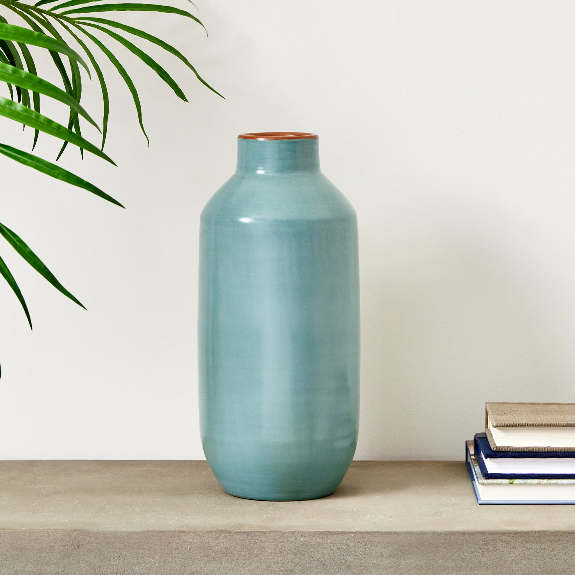 Chiara Pastel Blue Bottle Vase