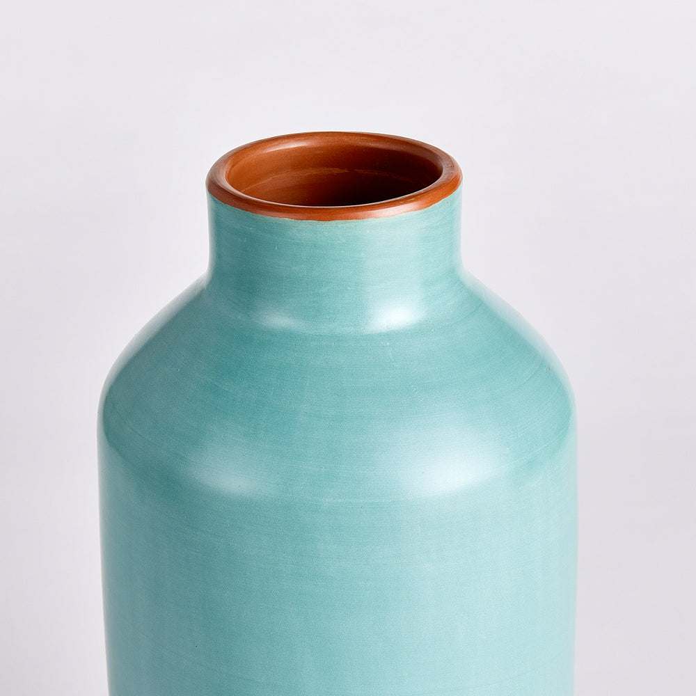 Chiara Pastel Blue Bottle Vase