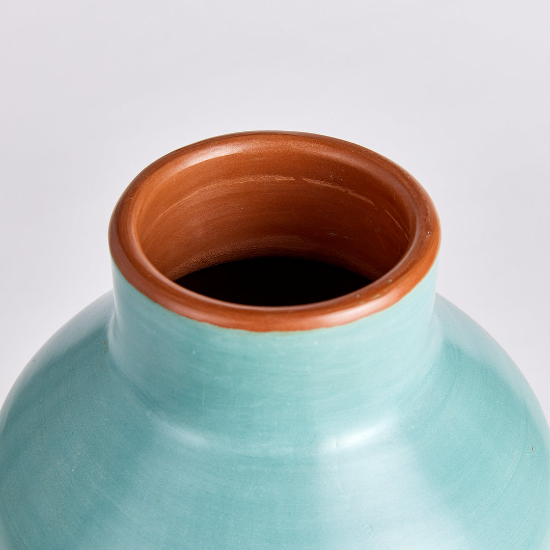 Chiara Pastel Blue Bottle Vase