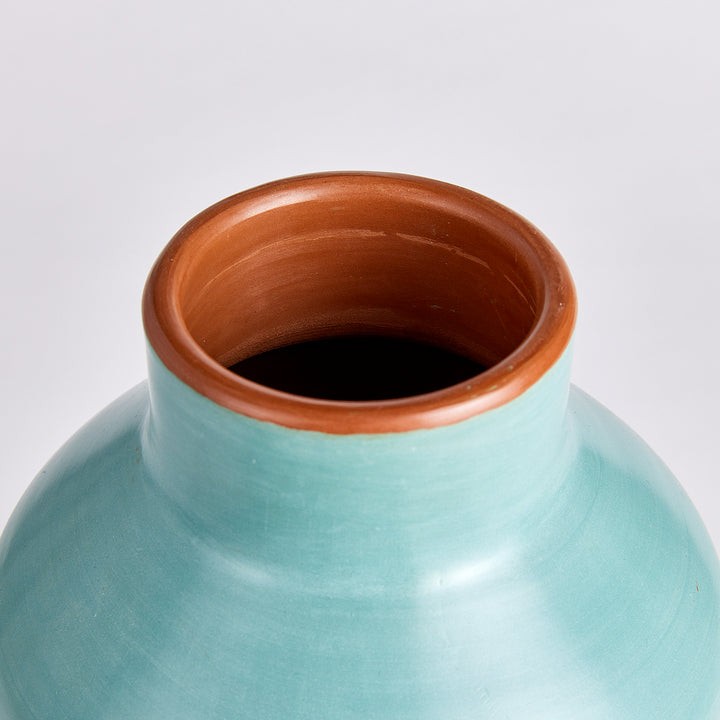 Chiara Pastel Blue Bottle Vase