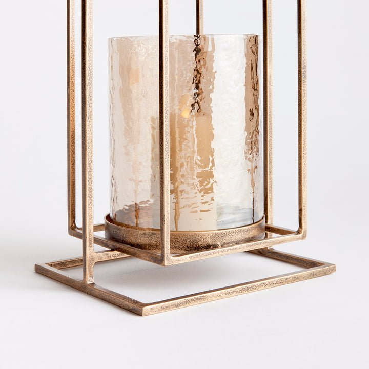 Modern Antique Gold Hurricane - Small 11.5"