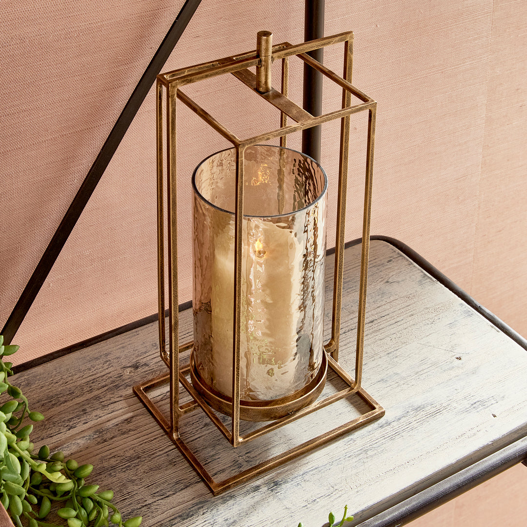 Modern Farmhouse Hurricane - Large 14"