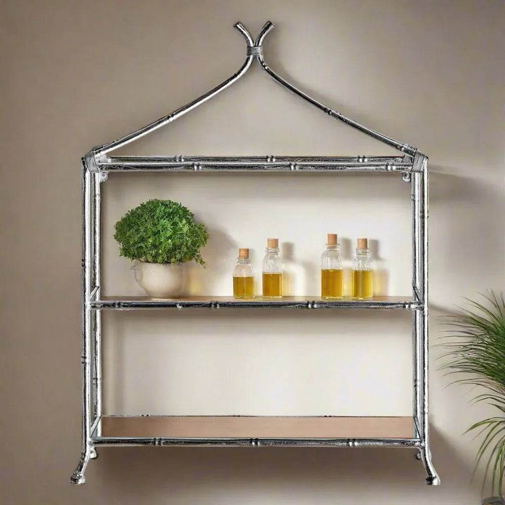 Elegant Chinoiserie Curio Shelf for Modern Homes
