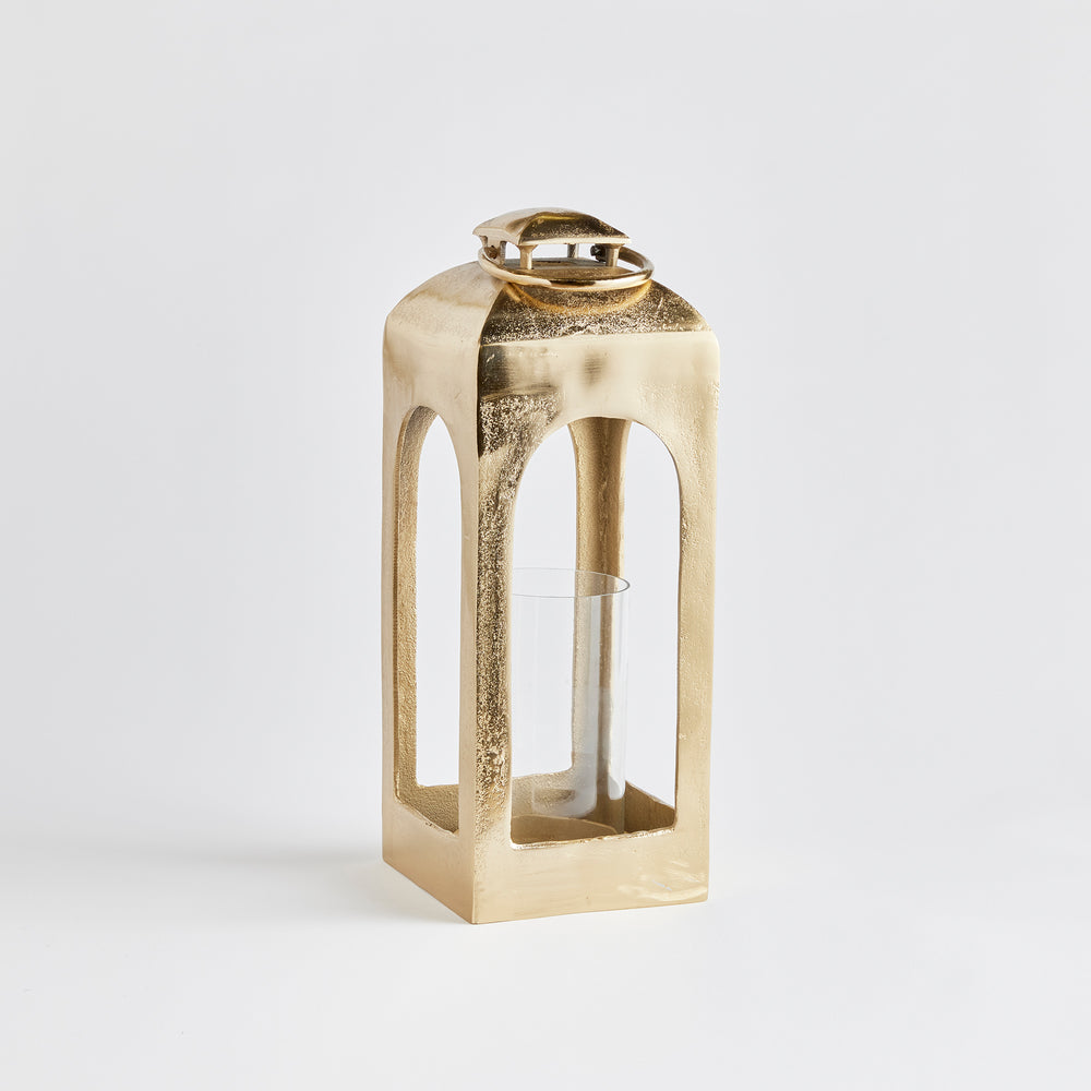 Small Champagne Gold Lantern Sophisticated Statement Piece