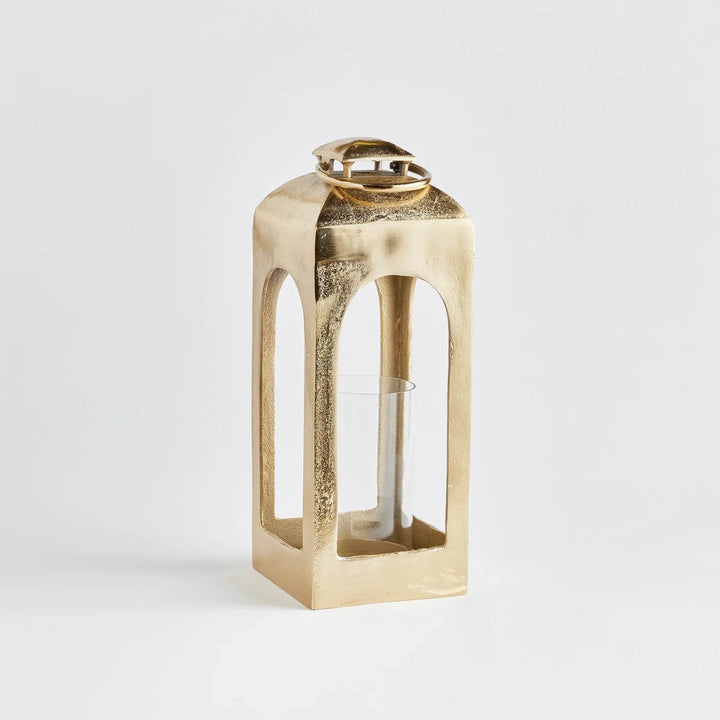 Small Champagne Gold Lantern Sophisticated Statement Piece