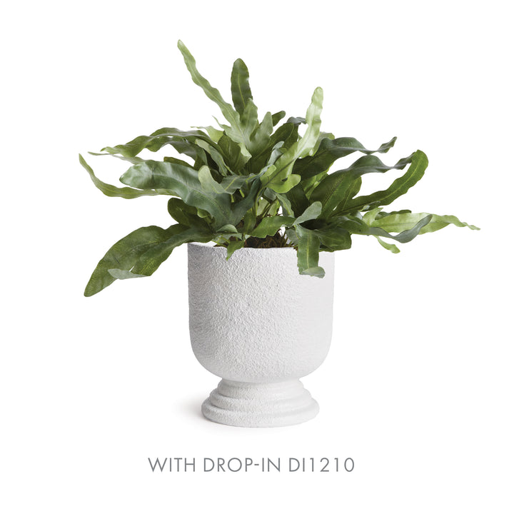 Large White Concrete Planter Urn for Timeless Decor