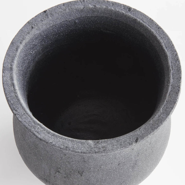 Rustic Terracotta Vase with Aged Finish Detailed Closeup 