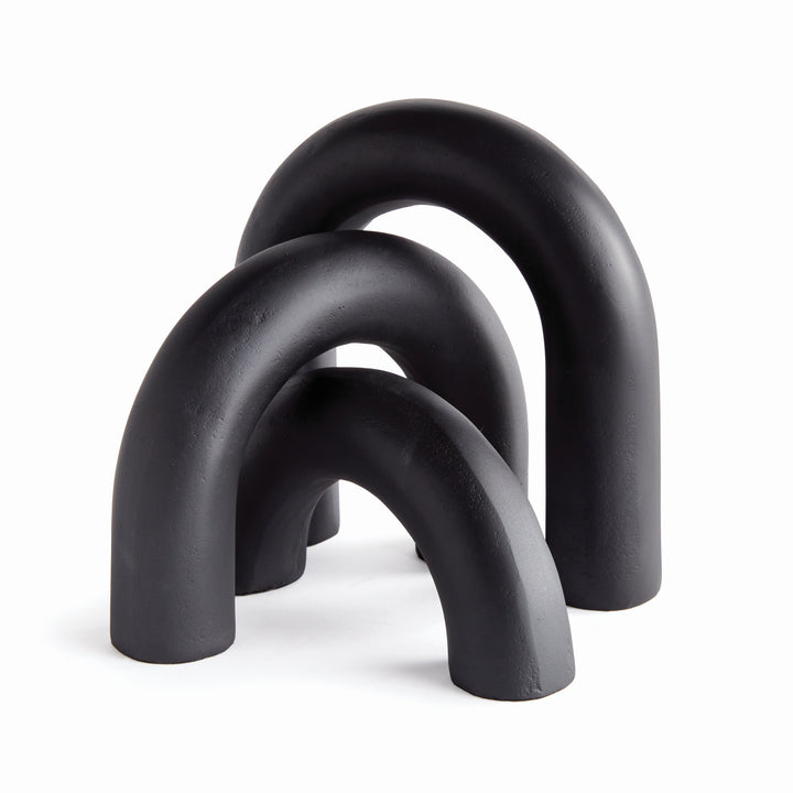 Black Abstract Sculptures