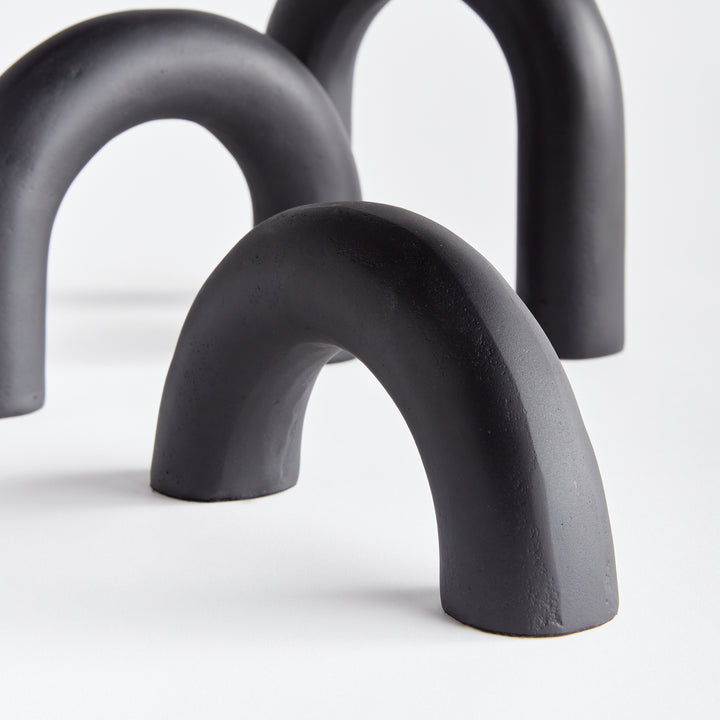 Black Abstract Sculptures