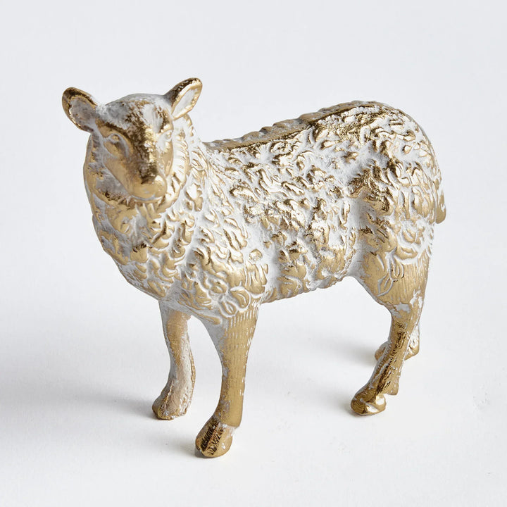 Golden Sheep Sculpture