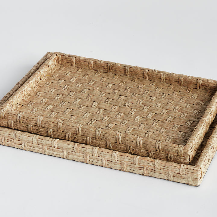 Small Handwoven Seagrass Nesting Trays