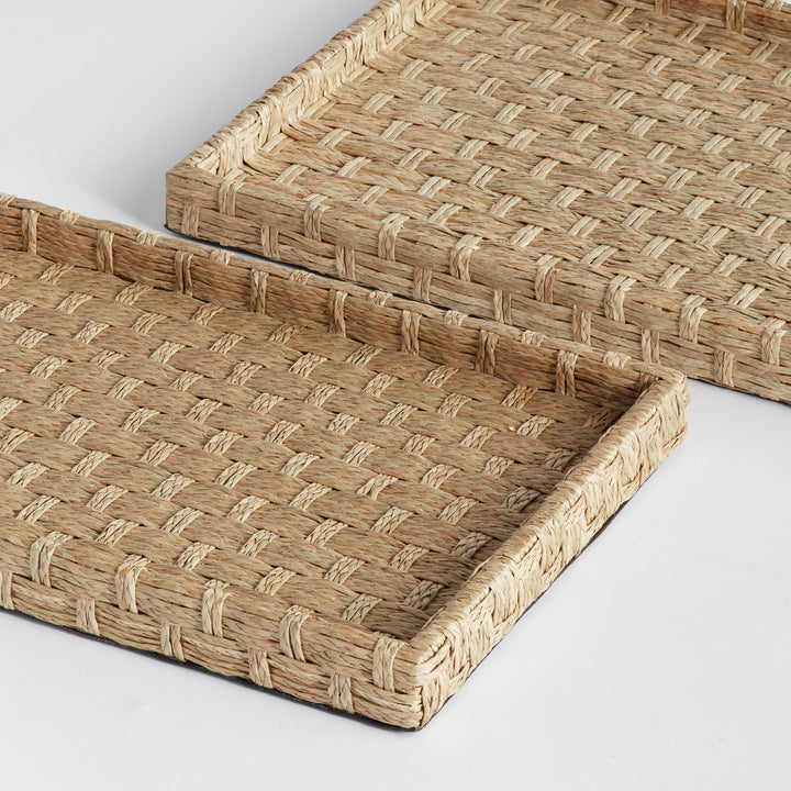 Small Handwoven Seagrass Nesting Trays