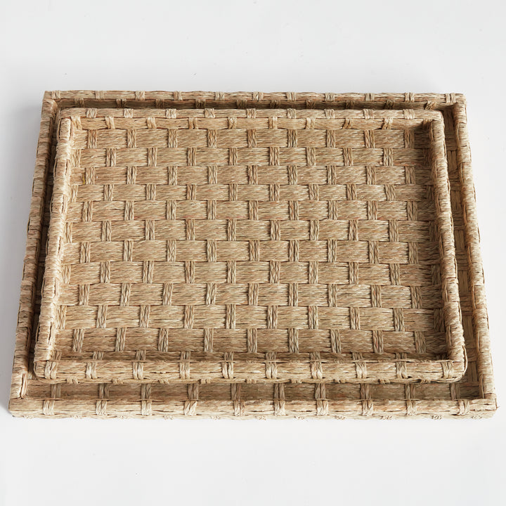 Small Handwoven Seagrass Nesting Trays