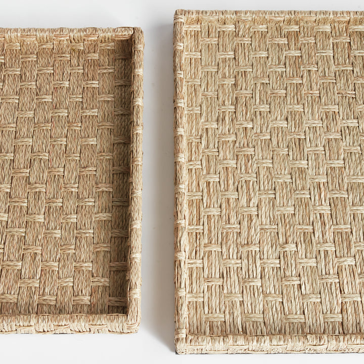 Small Handwoven Seagrass Nesting Trays