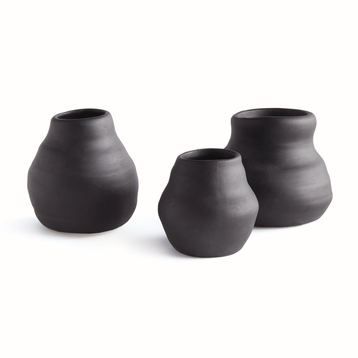 Bud Vases, in Matte Black