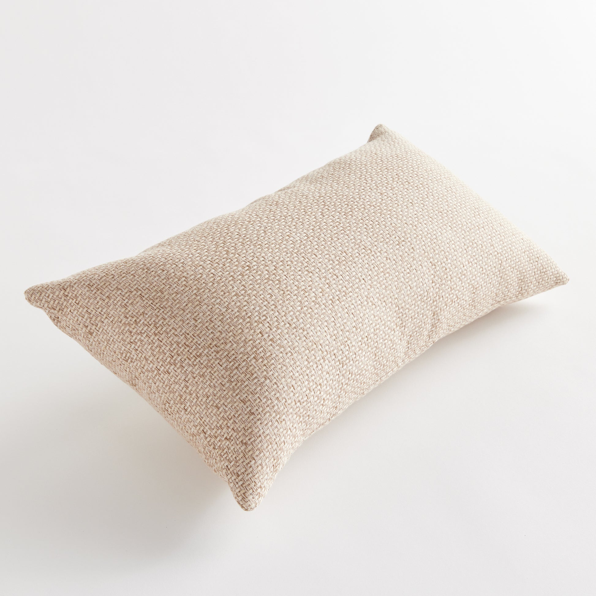 Indoor-Outdoor Lumbar Pillow, Neutral Pattern