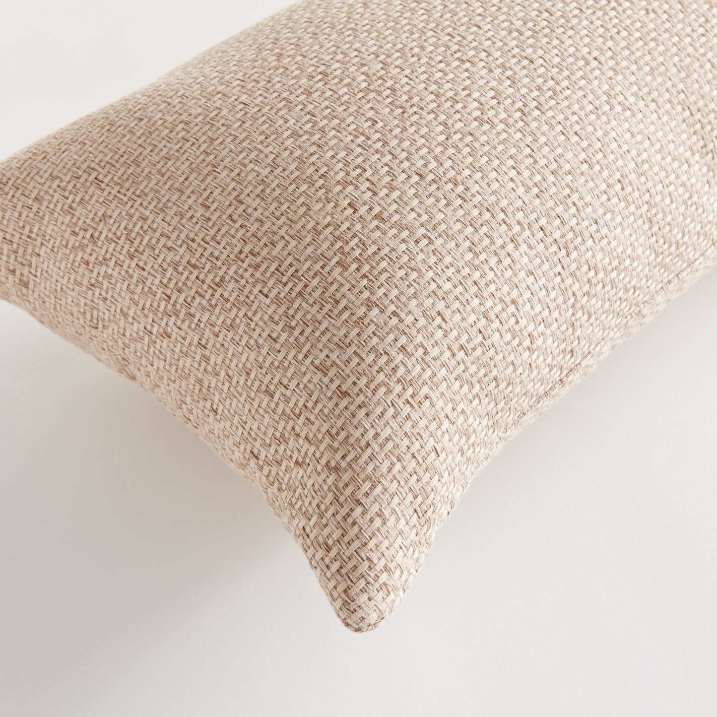 Indoor-Outdoor Lumbar Pillow, Neutral Pattern