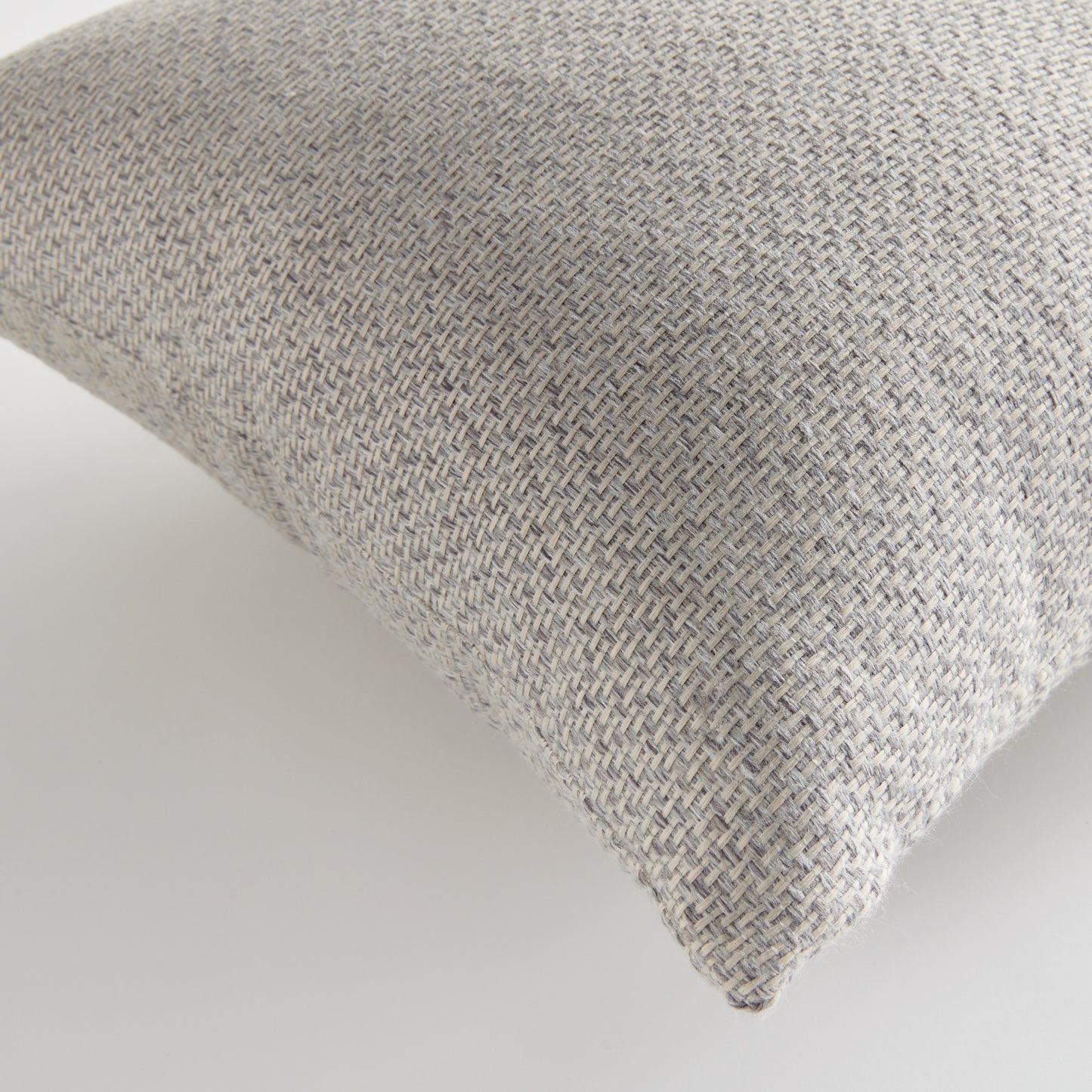 Square Indoor-Outdoor Gray Pillow 20"