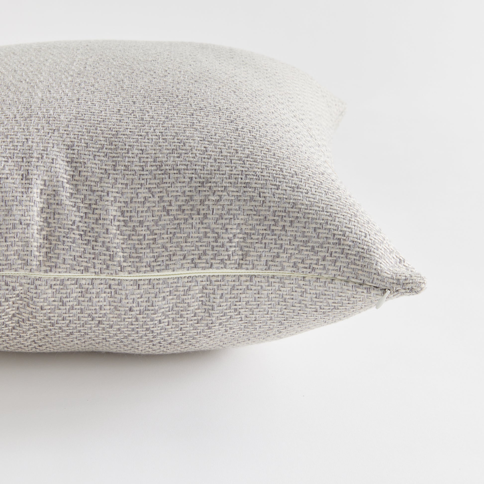 Square Indoor-Outdoor Gray Pillow 20"