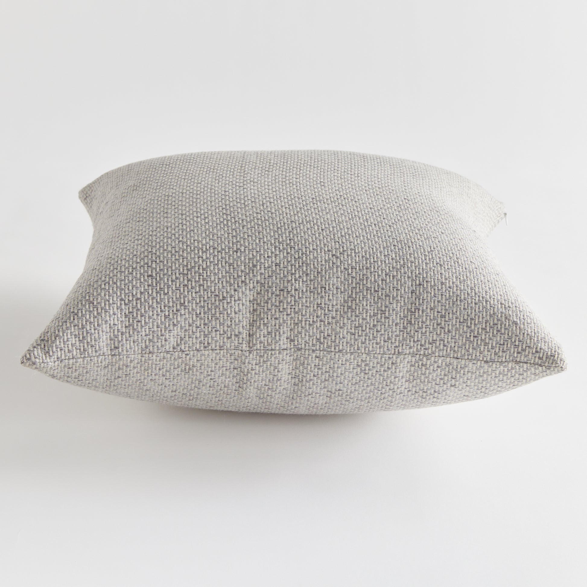 Square Indoor-Outdoor Gray Pillow 20"