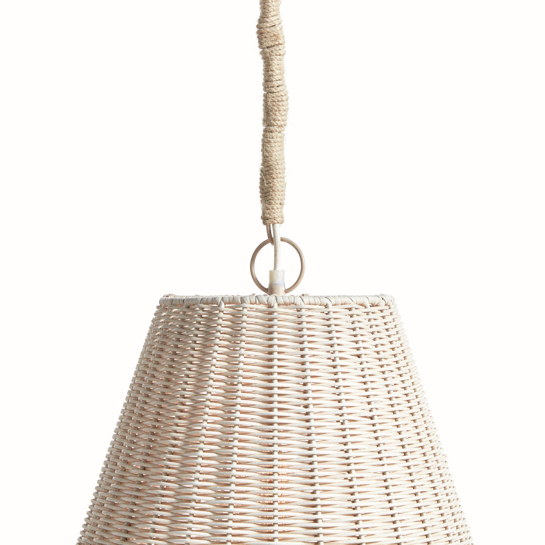 Small Hand Woven Rattan Pendant Light