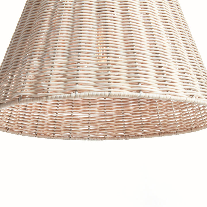 Small Hand Woven Rattan Pendant Light