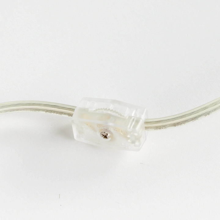 Mini White Ceramic Ribbed Lamp with European Shade Design