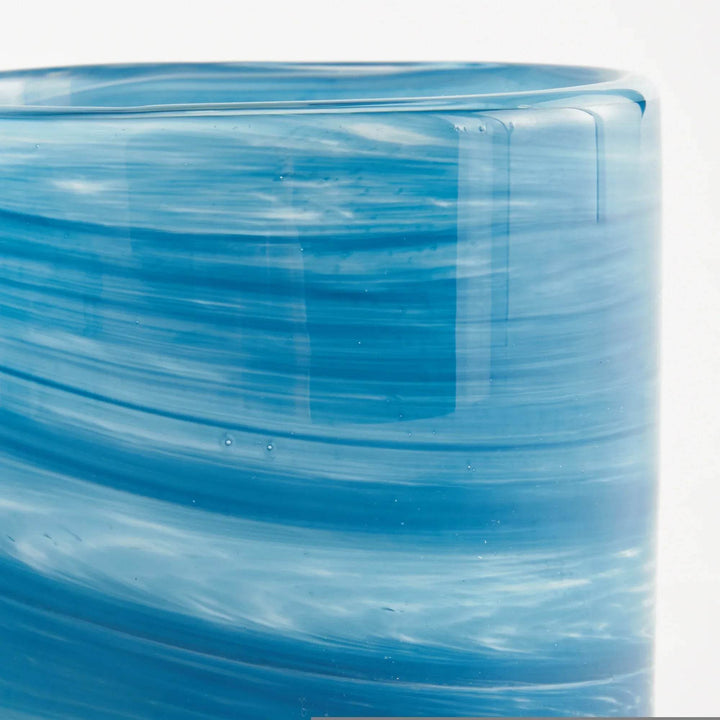 Modern Seaside Glass Hurricane Candle Holder - Barclay Butera