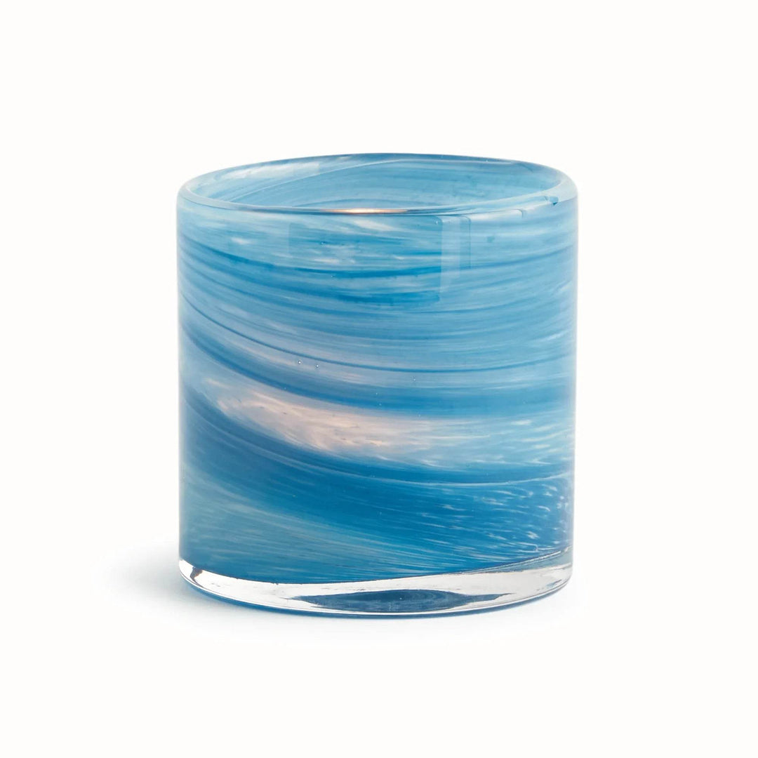 Modern Seaside Glass Hurricane Candle Holder - Barclay Butera