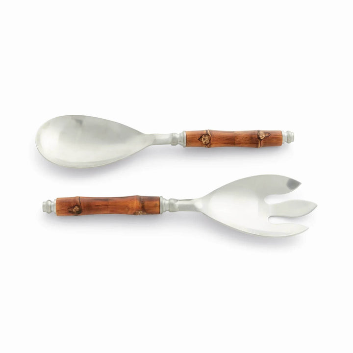 Modern Barclay Butera Bamboo Salad Servers - Set of 2
