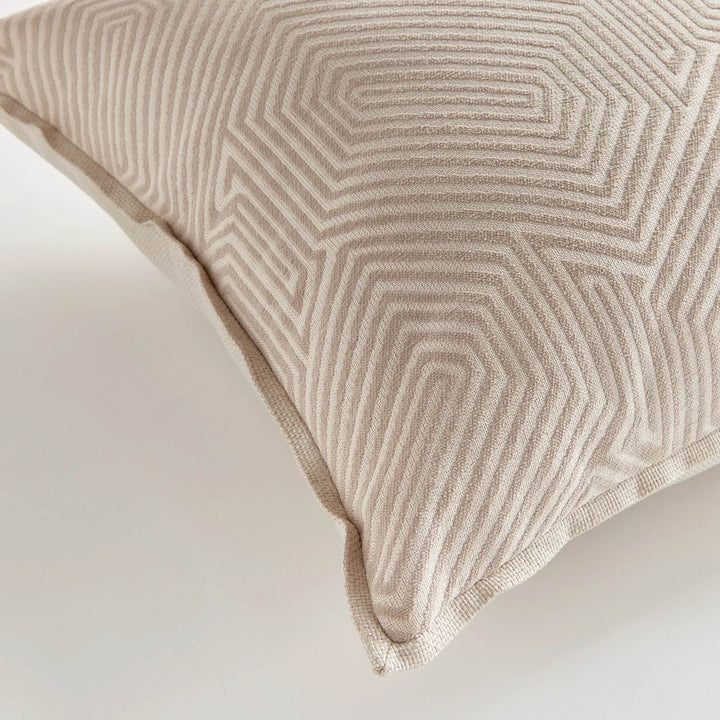 Indoor Outdoor Khaki Pillow - Weather-Resistant