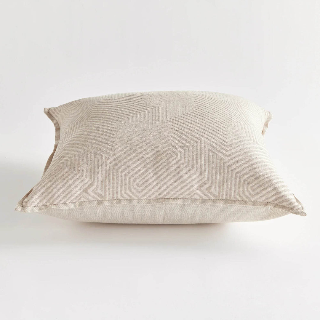 Indoor Outdoor Khaki Pillow - Weather-Resistant