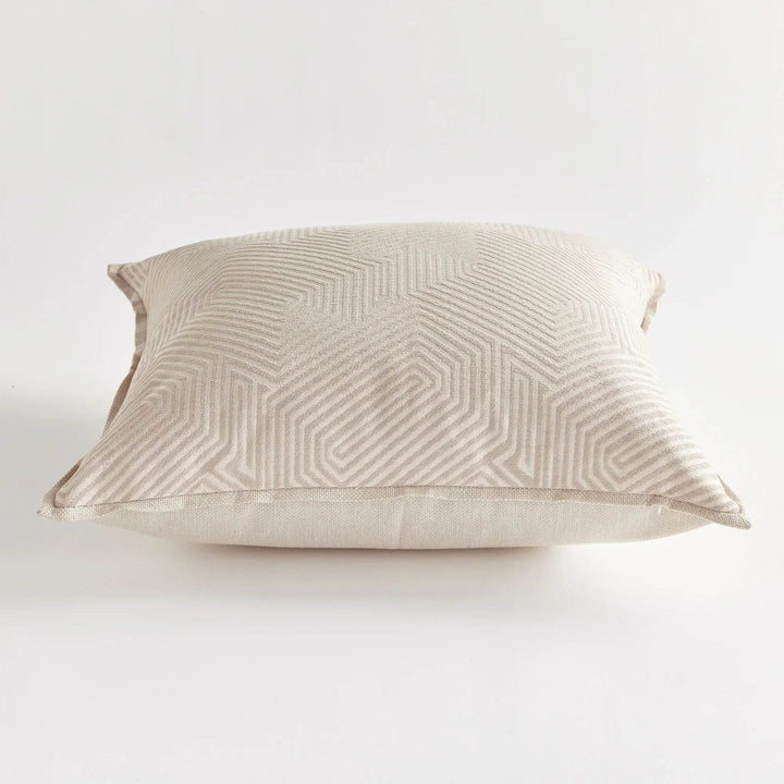 Indoor Outdoor Khaki Pillow - Weather-Resistant