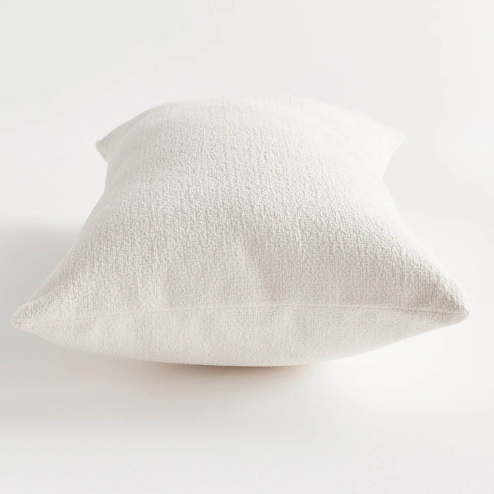 Elegant Cream Cotton Indoor-Outdoor Pillow