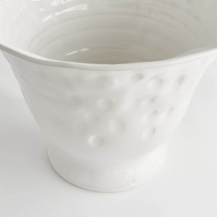 Handmade Tuscan Tall Ceramic Centerpiece Bowl