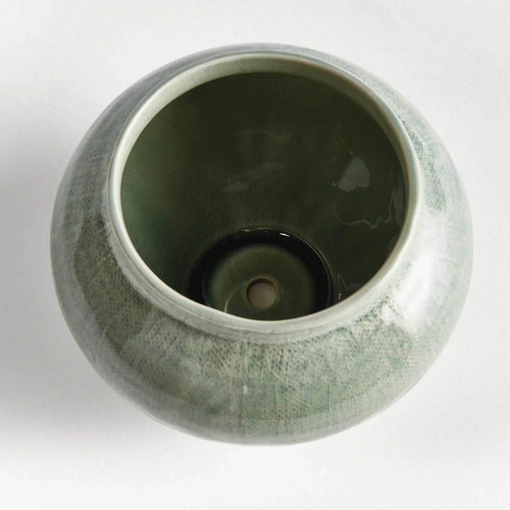 Modern Sage Green Ceramic Vase - Stylish Home Accent