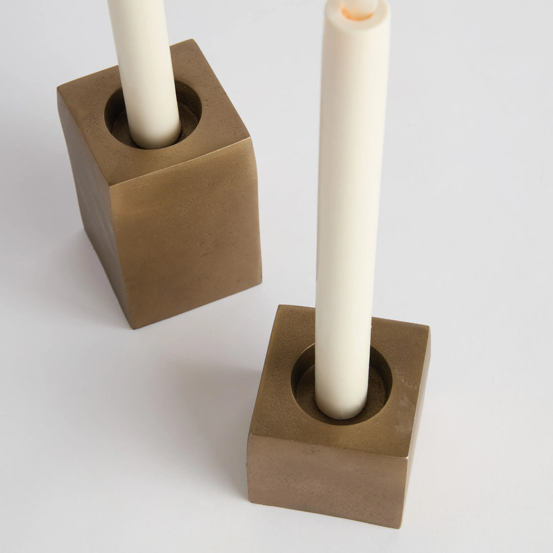 Trace Candleholders, Set Of 2 – Modern Organic