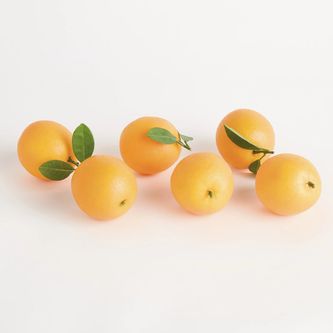 Faux Oranges 5" Assorted, Set Of 6 – Modern Organic