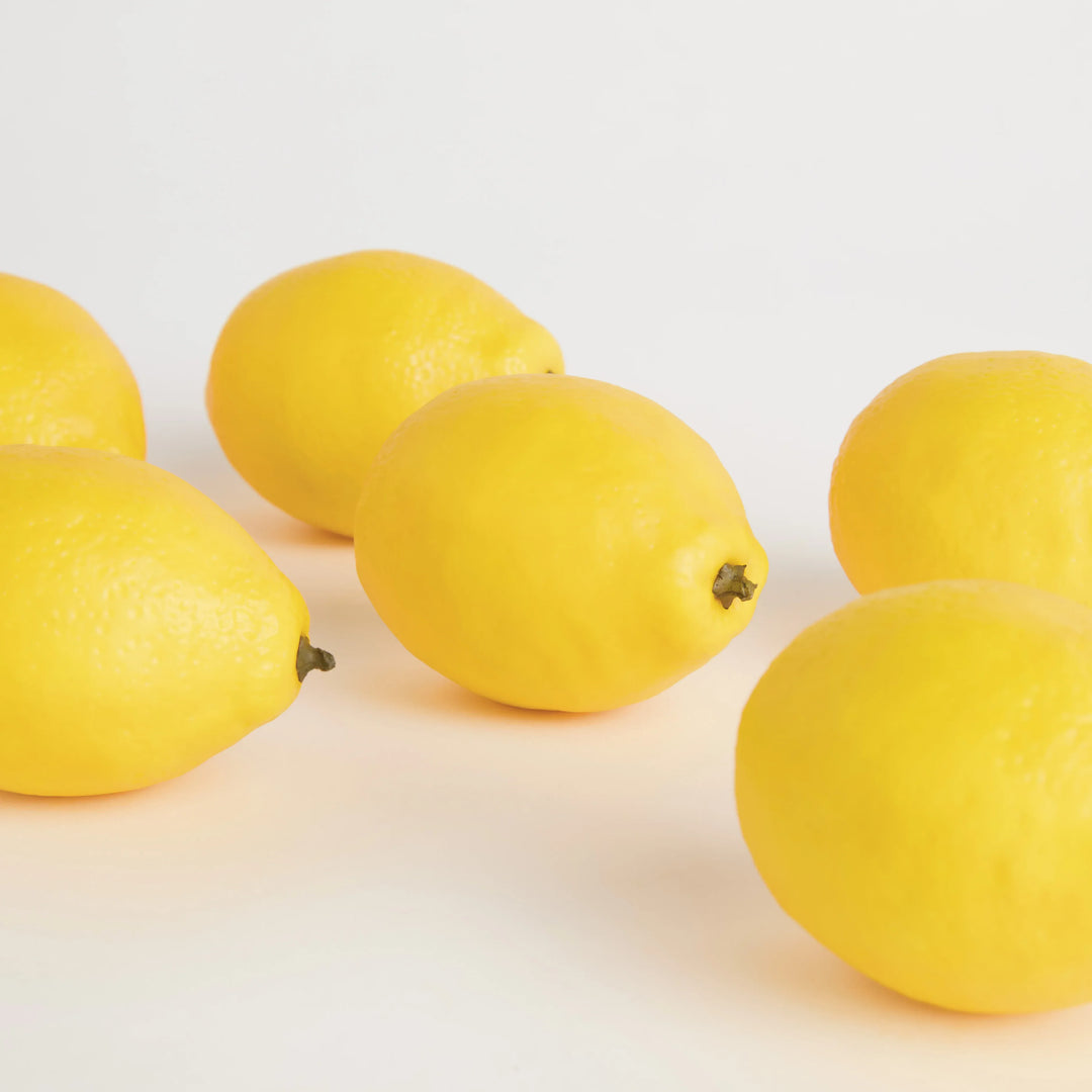 Faux Lemons 4", Set Of 6 – Modern Organic