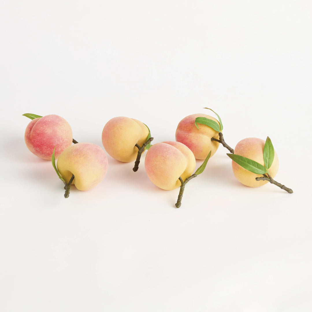 Faux Peaches 4", Set Of 6 – Modern Organic