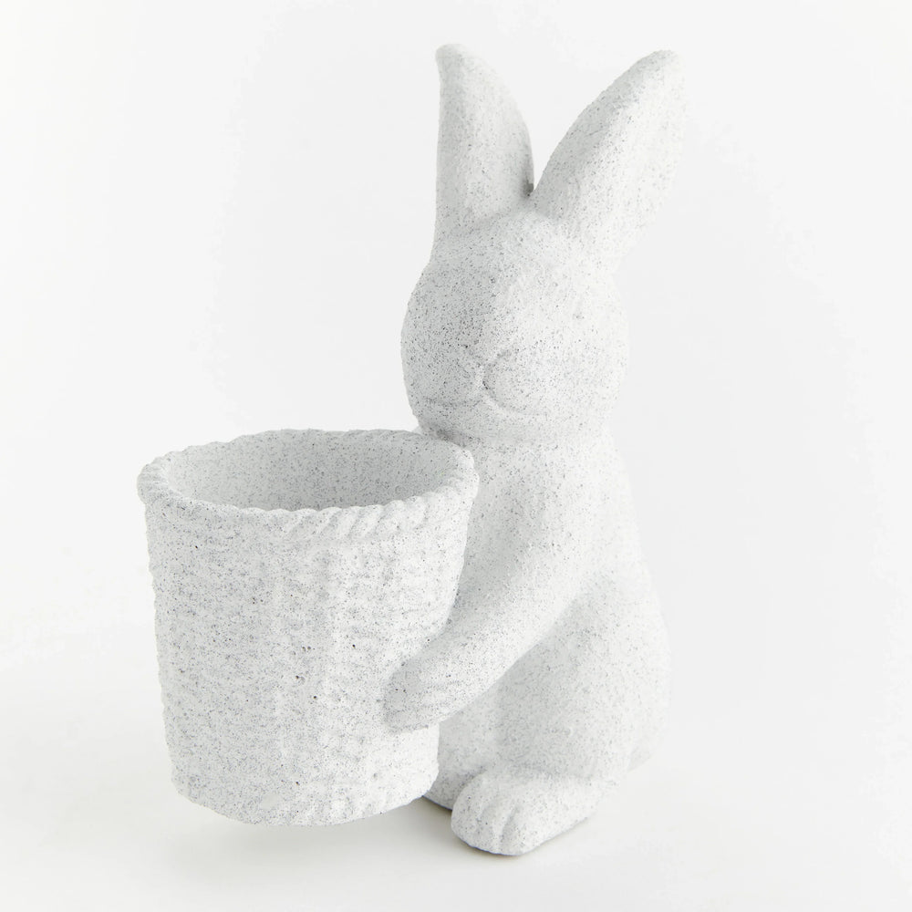 Janie Rabbit With Basket Pot – Modern Organic
