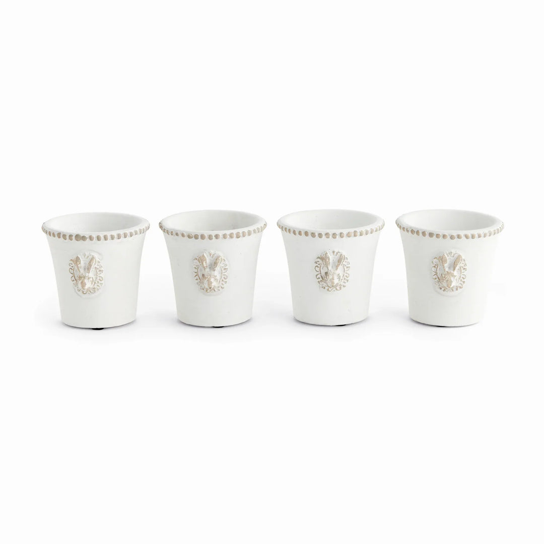Classic Rabbit Mini Pots, Set Of 4 – Modern Organic
