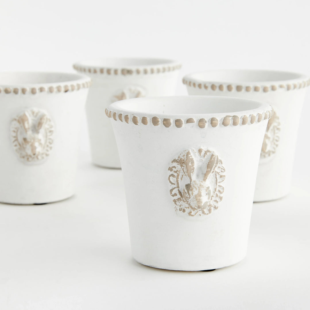Classic Rabbit Mini Pots, Set Of 4 – Modern Organic