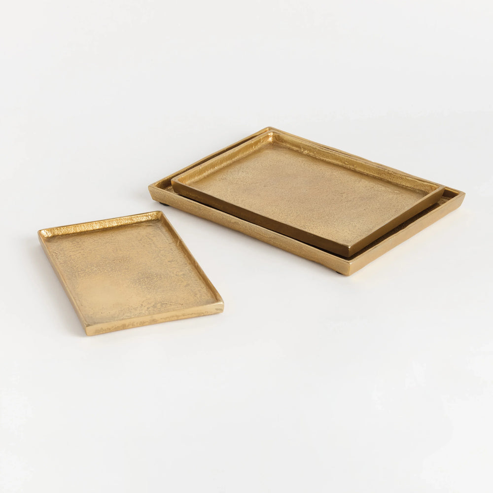 Brett Rectangular Decorative Trays, Set Of 3 – Modern Organic