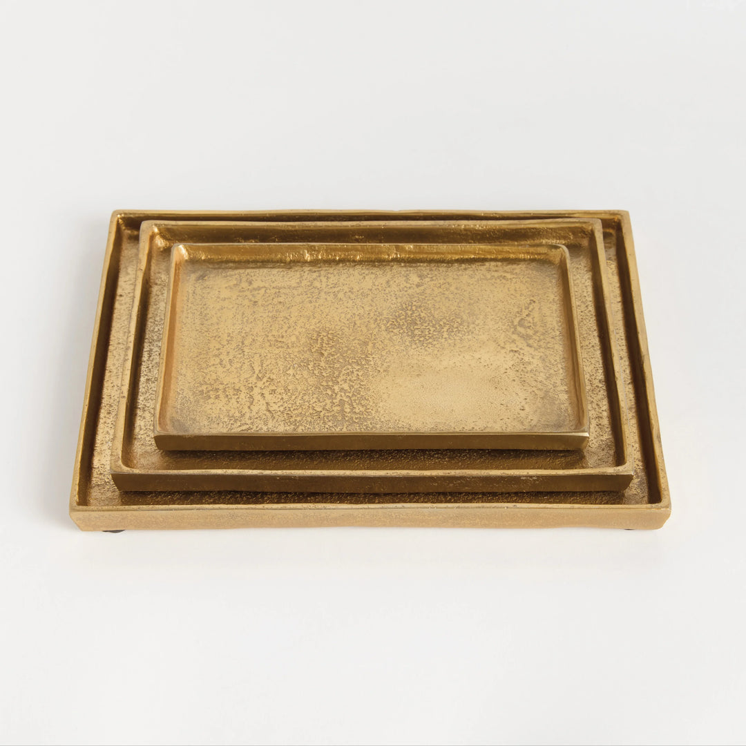 Brett Rectangular Decorative Trays, Set Of 3 – Modern Organic